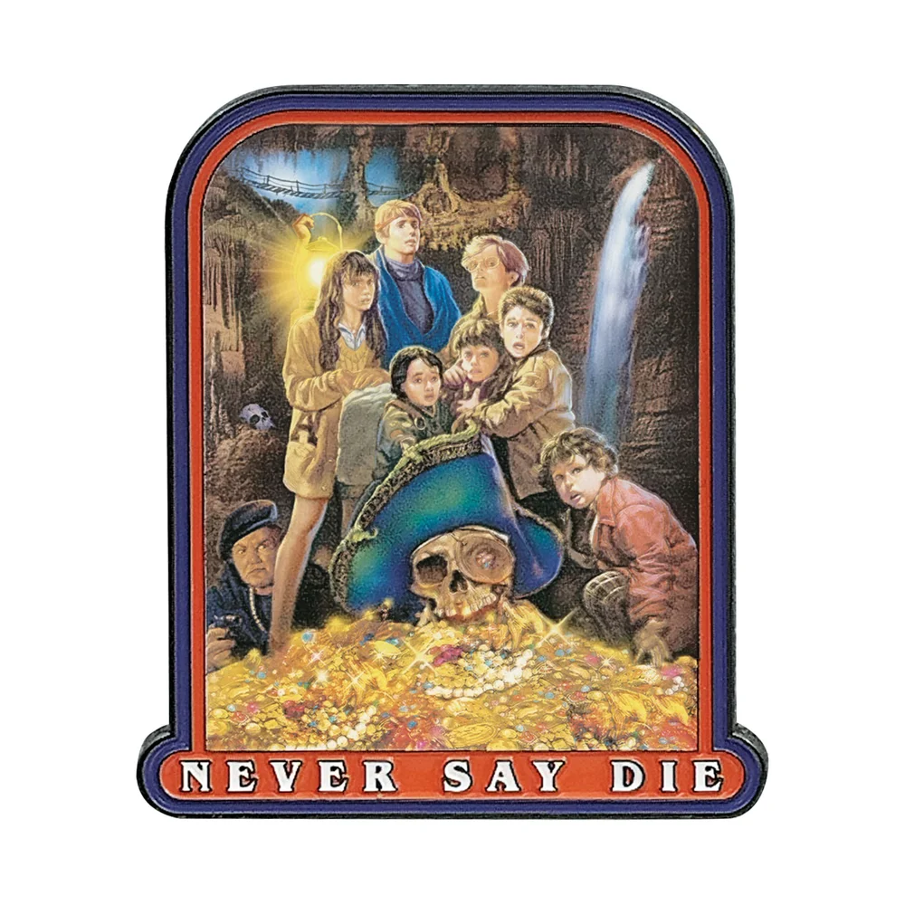 The Goonies 40th Anniversary Never Say Die Pin Badge Afbeelding 1