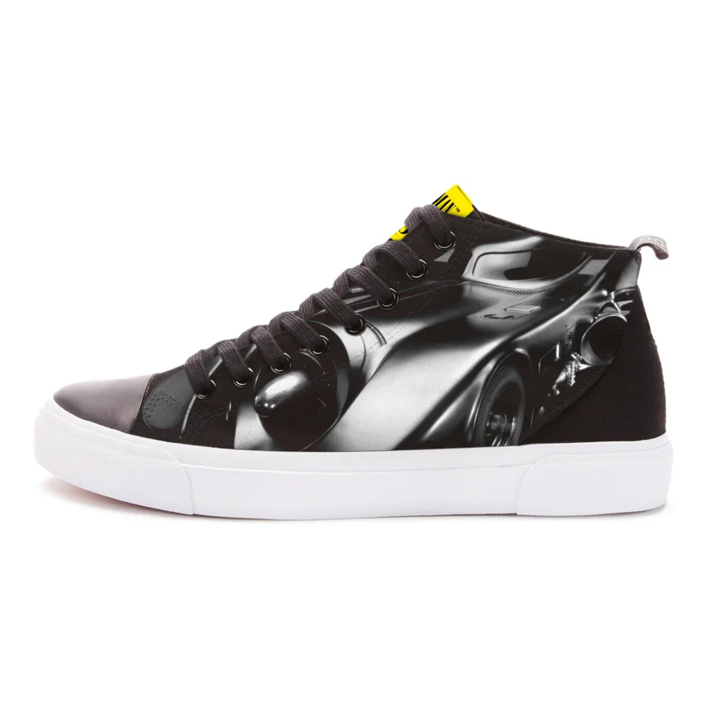 Akedo x DC Comics Batman High Top - Black/White - UK 3 / EU 35.5 / US Men's 3.5 / Women's 5 Afbeelding 1