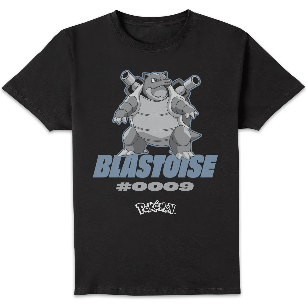 Pokémon Blastoise Unisex T-Shirt - Black - XL Afbeelding 1