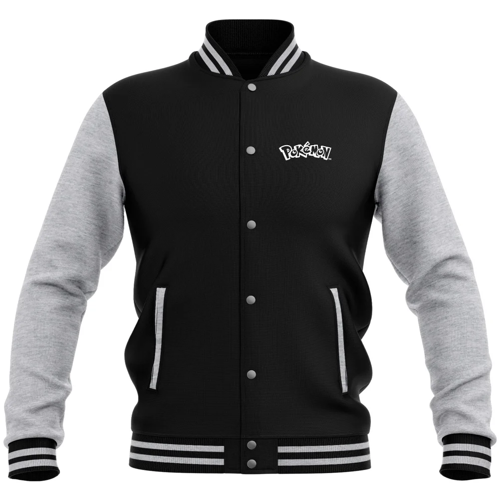 Pokémon Blastoise Unisex Varsity Jacket - Black/Grey - S Afbeelding 1