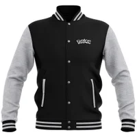 Pokémon Blastoise Unisex Varsity Jacket - Black/Grey