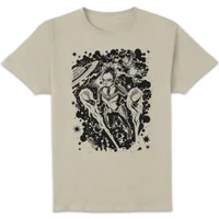 Marvel Captain Marvel Line Art Unisex T-Shirt - Cream - undefined undefined