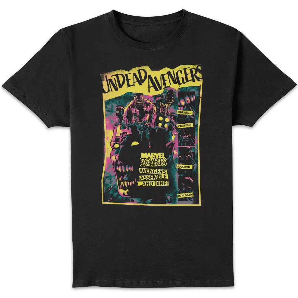 Marvel Undead Avengers Unisex T-Shirt - Black - XL Afbeelding 1