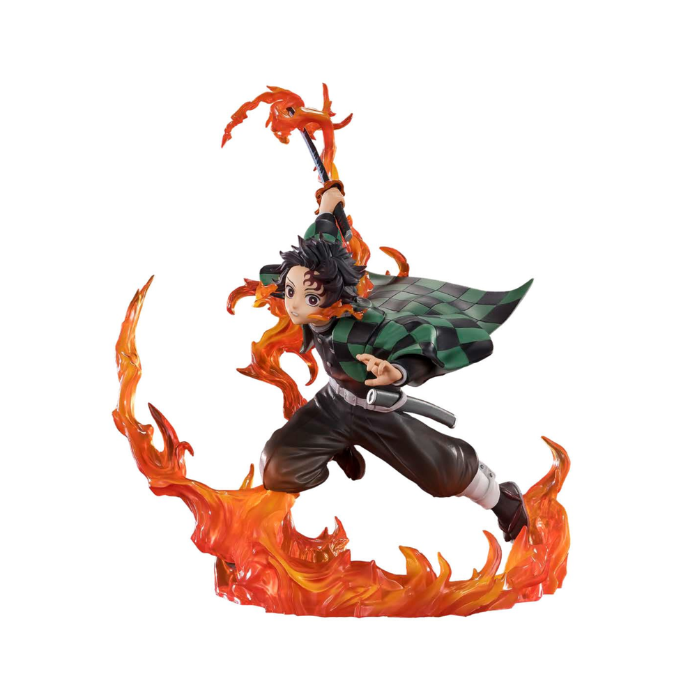 Demon Slayer: Kimetsu no Yaiba FiguartsZERO PVC Statue Kamado Tanjiro (Kyojuro Rengoku's Sword Guard Ver.) 19 cm Afbeelding 1