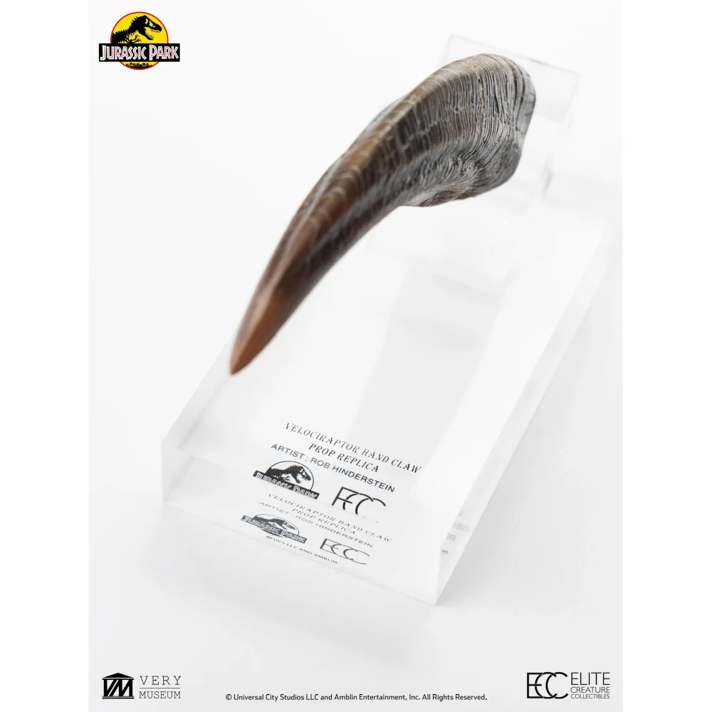 Jurassic Park Elite Creature Line Velociraptor Hand Claw Prop (12cm) Afbeelding 1