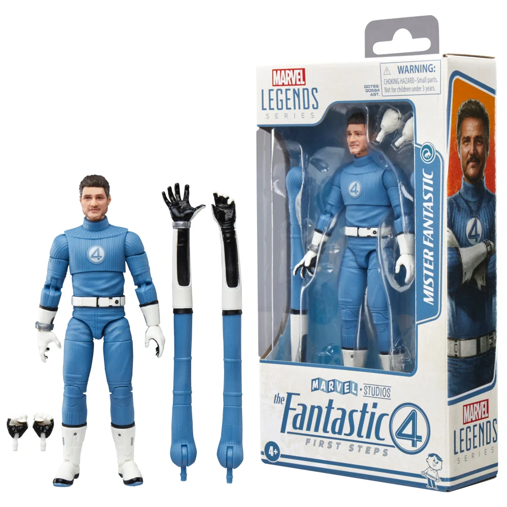 Hasbro Marvel Legends Series Mister Fantastic, The Fantastic Four: First Steps 6" Action Figure Afbeelding 1