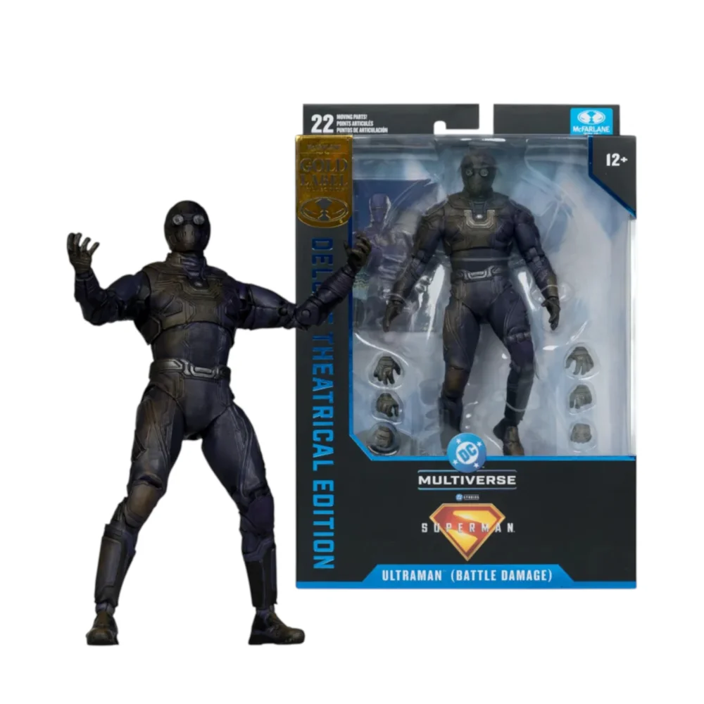 McFarlane Toys DC Comics Superman Movie Ultraman Battle Damage Deluxe Action Figure 7" (Gold Label) Afbeelding 1
