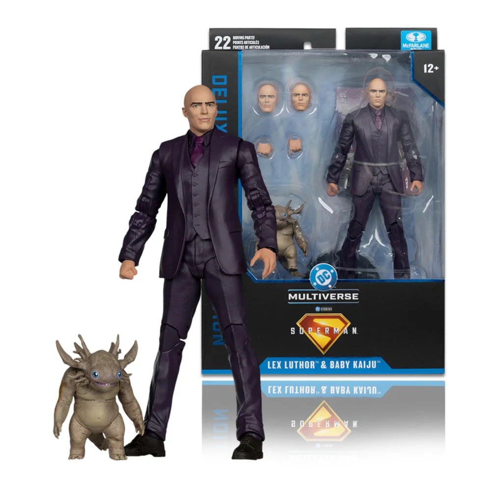 McFarlane Toys DC Comics Superman Movie Lex Luther with Baby Kaiju Deluxe Action Figure 7" Afbeelding 1