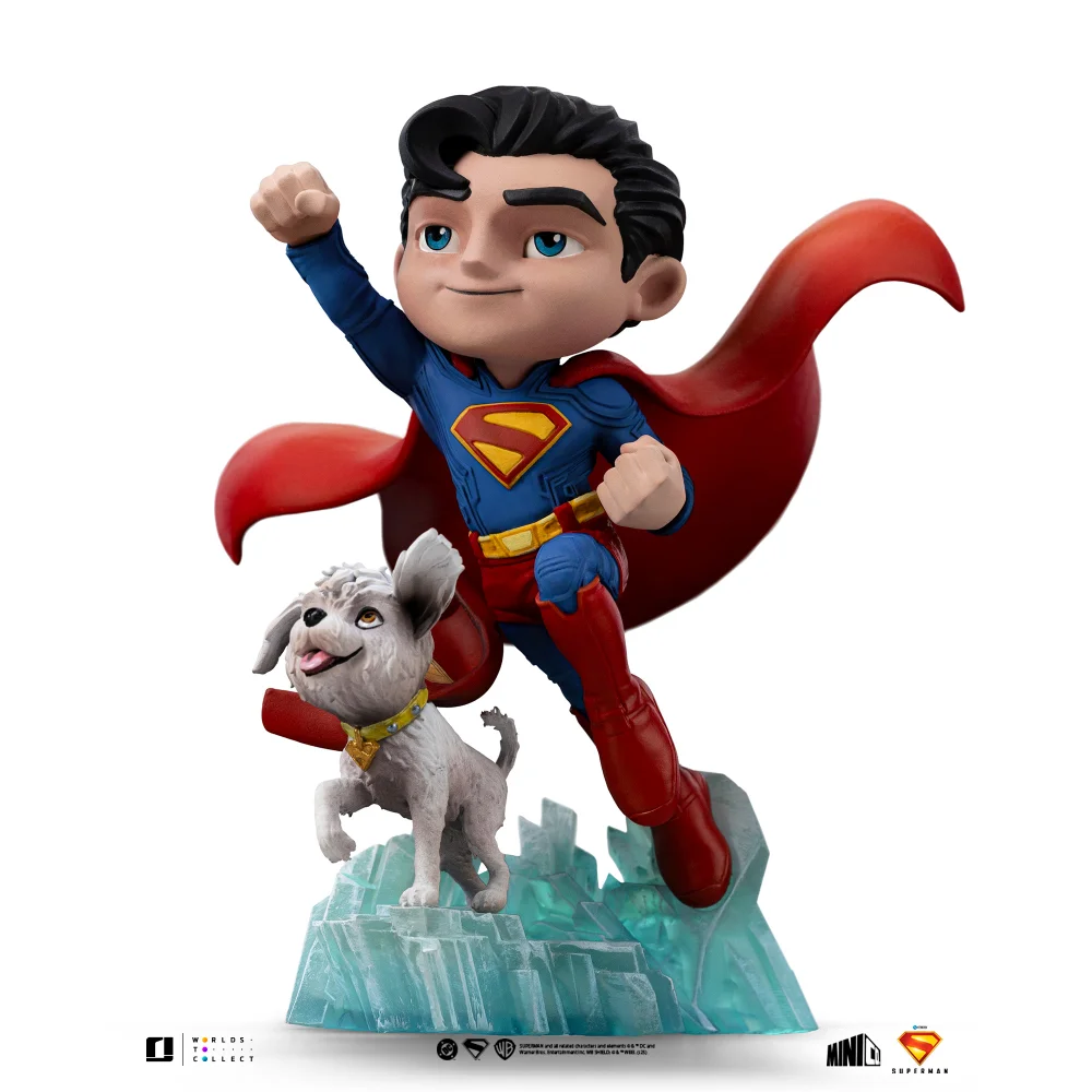 Iron Studios Superman Legacy Superman & Krypto MiniCo Statue Afbeelding 1