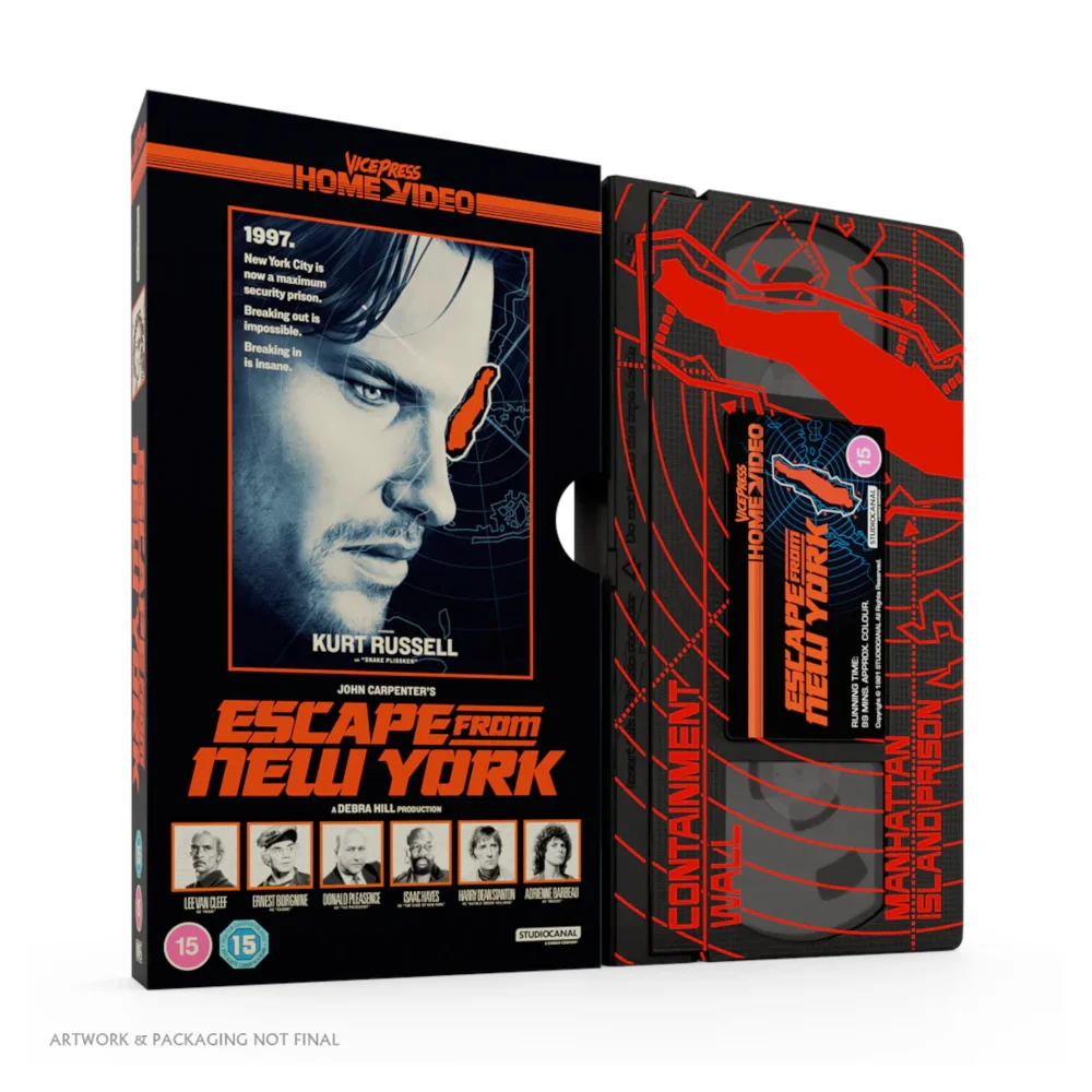 Escape From New York Limited Slipcase Edition VHS (Limited to 1000) Afbeelding 1