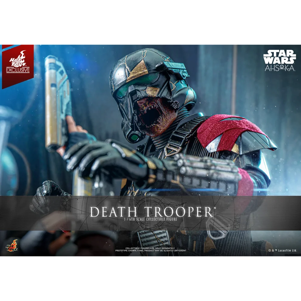 Hot Toys Star Wars Ahsoka Death Trooper 1/6th Scale Collectible Figure (31cm) Afbeelding 1