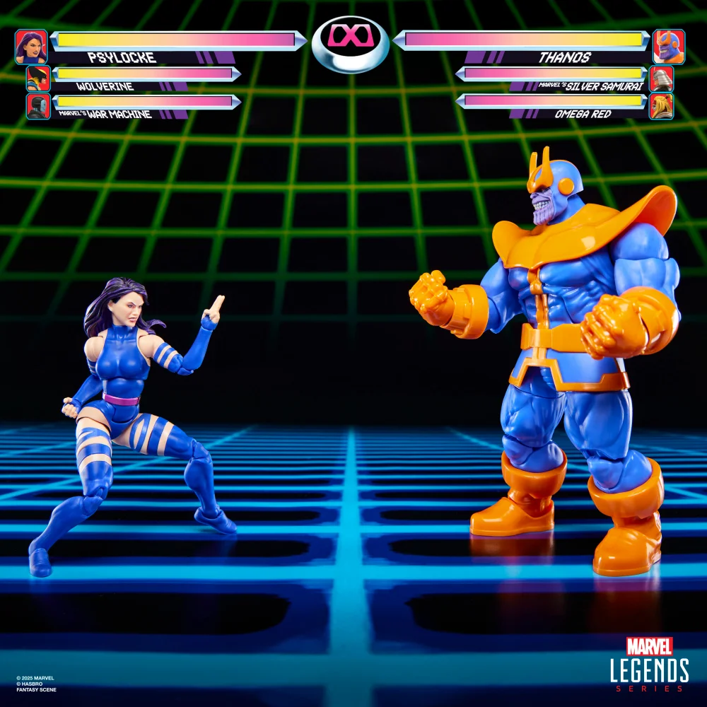 Hasbro Marvel Legends Series Gamerverse Psylocke vs. Thanos 6-Inch Action Figure Collectibles Afbeelding 1
