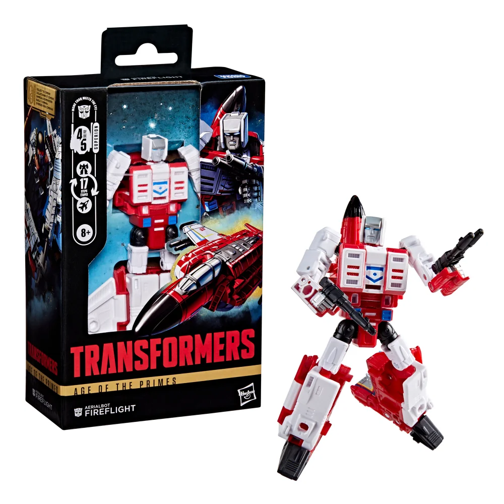 Hasbro Transformers Toys Age of the Primes Aerialbot Fireflight 5.5" Action Figure, 8+ Afbeelding 1