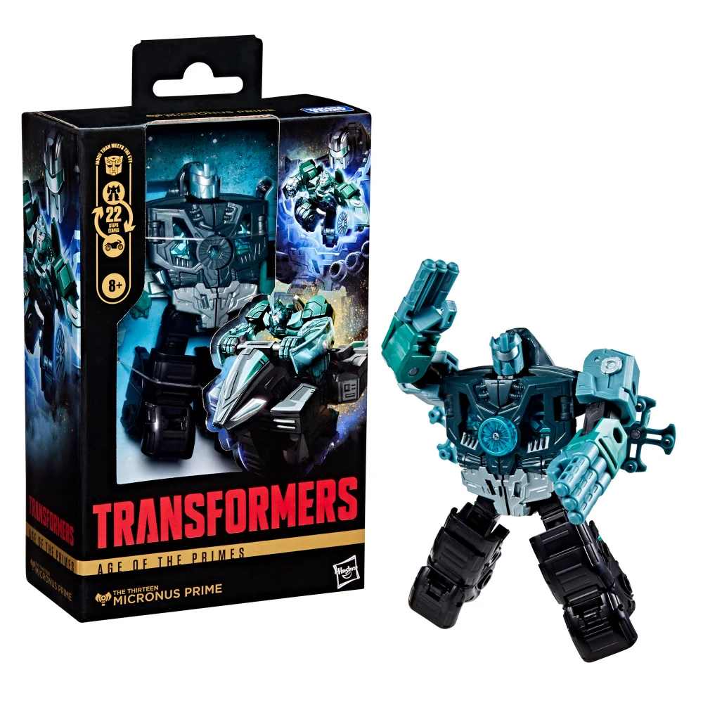 Hasbro Transformers Toys Age of the Primes The Thirteen Micronus Prime 5.5" Action Figure, 8+ Afbeelding 1