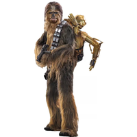 Hot Toys Star Wars 1/6 Chewbacca with Disassembled C-3PO - The Empire Strikes Back