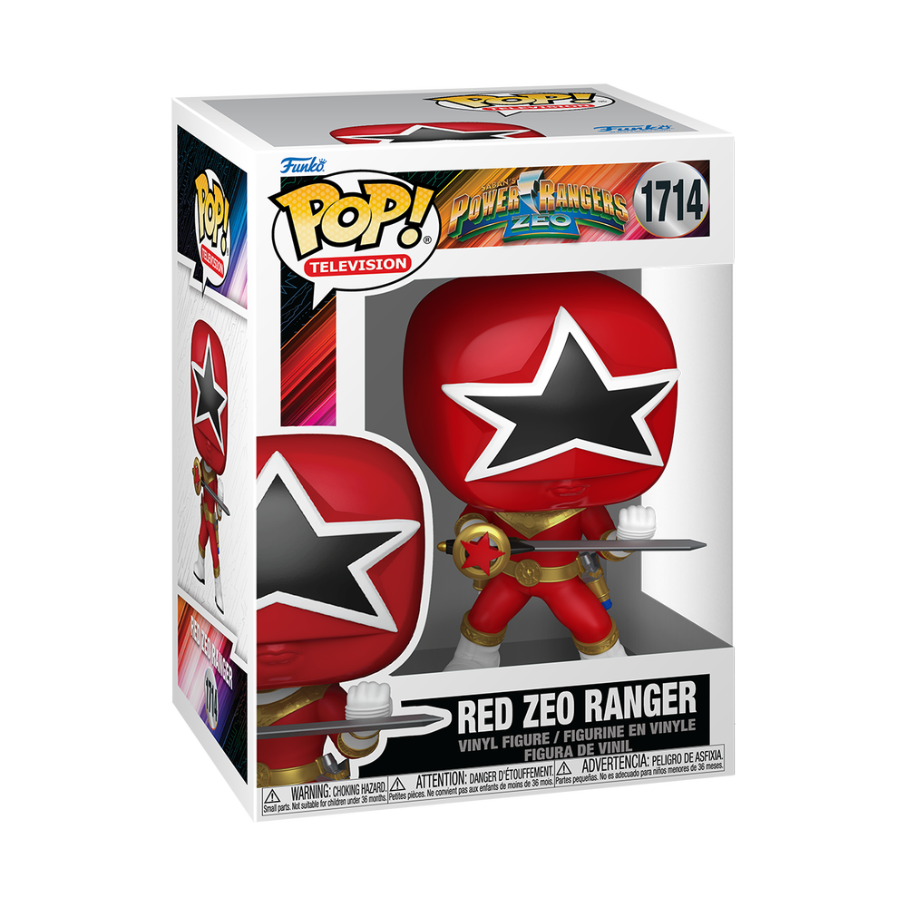 Power Rangers Red Zeo Ranger Funko Pop! Vinyl Afbeelding 1