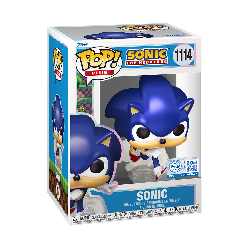 Sonic- Sonic (Pearlescent) Funko Pop! Vinyl Afbeelding 1