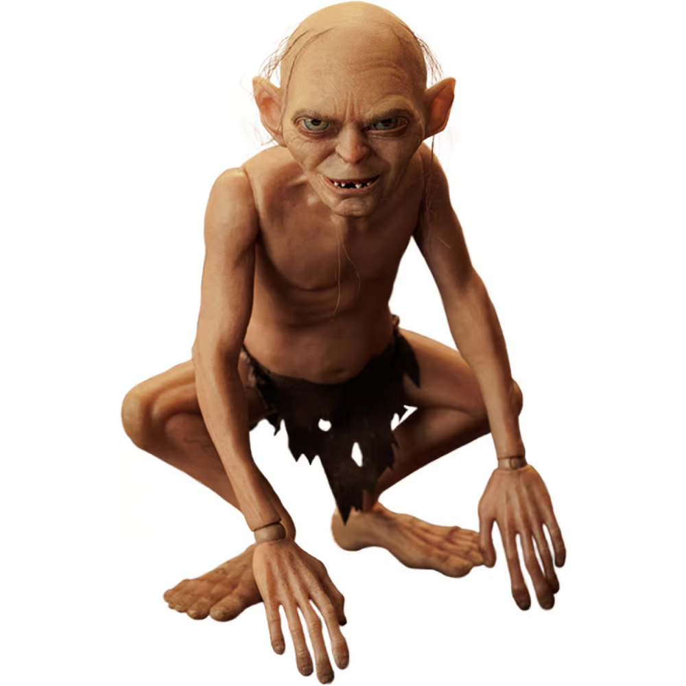 Asmus The Lord Of The Rings 1/6 Gollum Figure Afbeelding 1