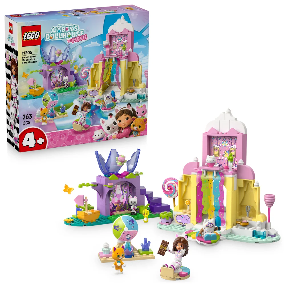 LEGO® Gabby’s Dollhouse Sweet Treat Mountain & Kitty Garden Pretend Play 11205 Afbeelding 1