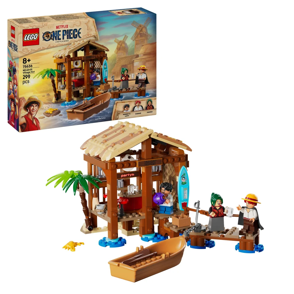 LEGO® ONE PIECE Windmill Village Hut Building Kit 75636 Afbeelding 1