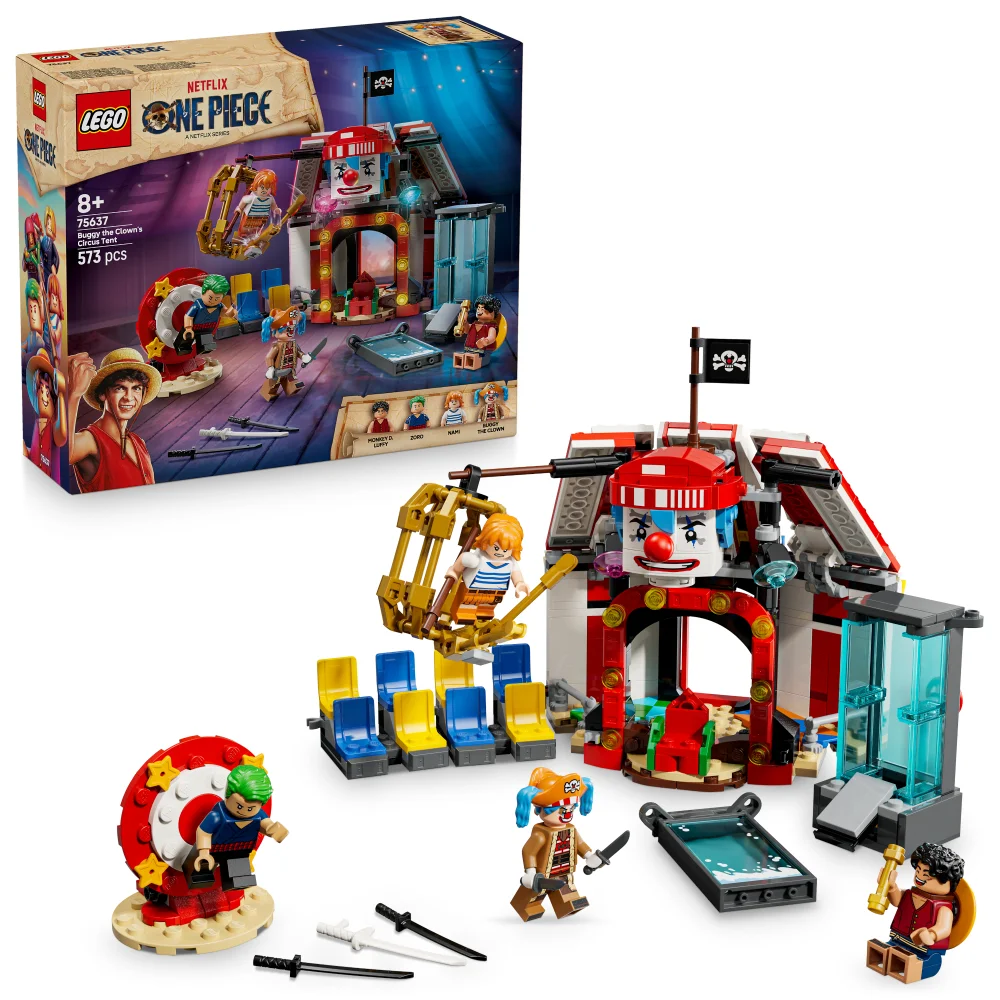 LEGO® ONE PIECE Buggy the Clown’s Circus Tent Model Building Kit 75637 Afbeelding 1