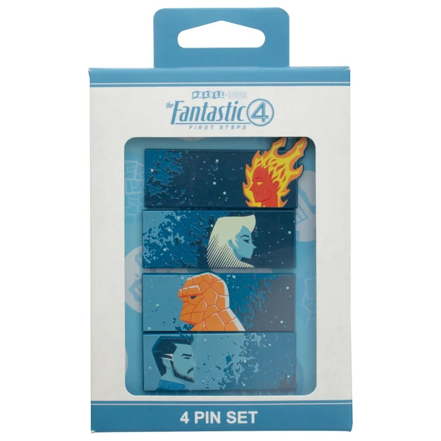 The Fantastic Four: First Steps Characters Pin Set