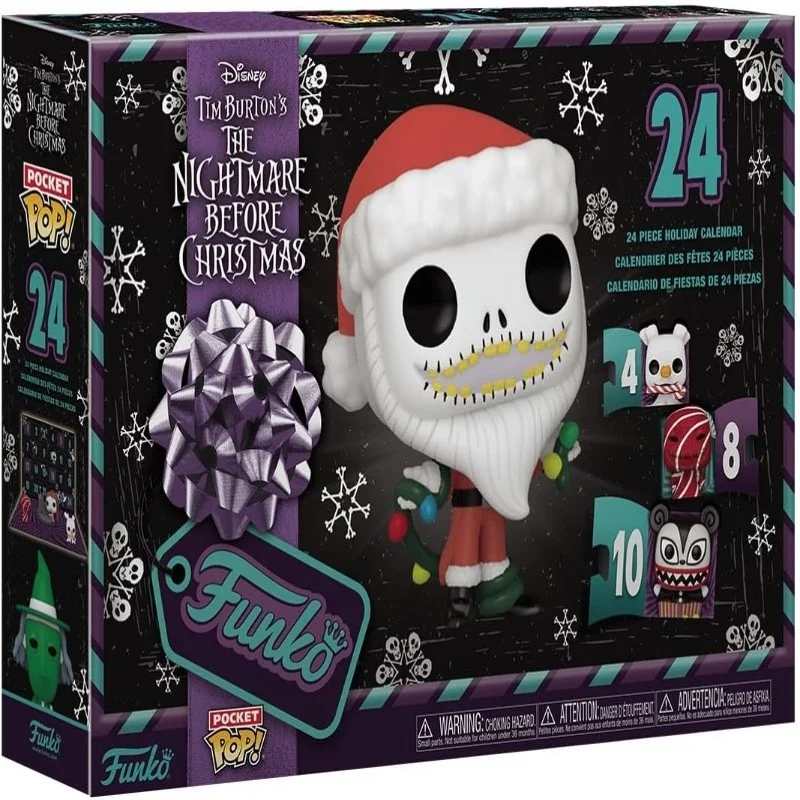 The Nightmare Before Christmas 2025 Edition Funko Pocket Pop! 24-Day Countdown Calendar Afbeelding 1