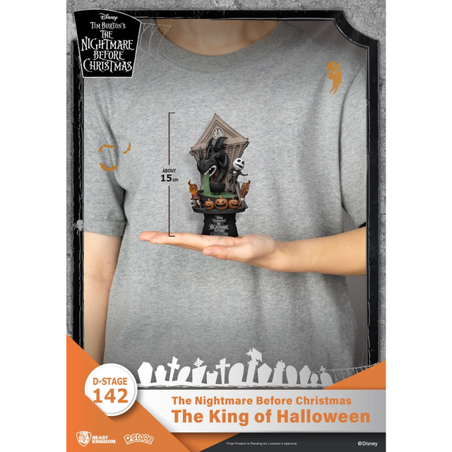 Nightmare before Christmas D-Stage PVC Diorama The King of Halloween 15 cm