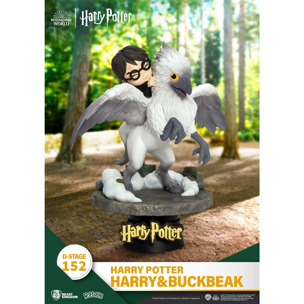 Harry Potter D-Stage PVC Diorama Harry & Buckbeak 16 cm Afbeelding 1