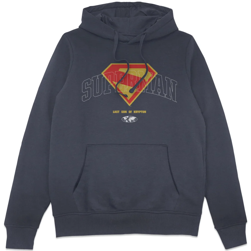 DC Comics Superman 'Last Son Of Krypton' Hoodie - Navy - S Afbeelding 1