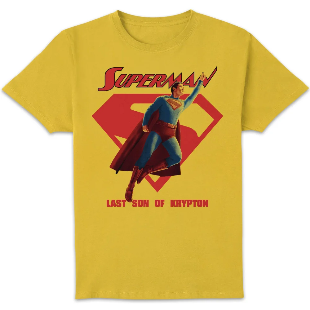 DC Comics Superman Comic Unisex T-Shirt - Yellow - S Afbeelding 1