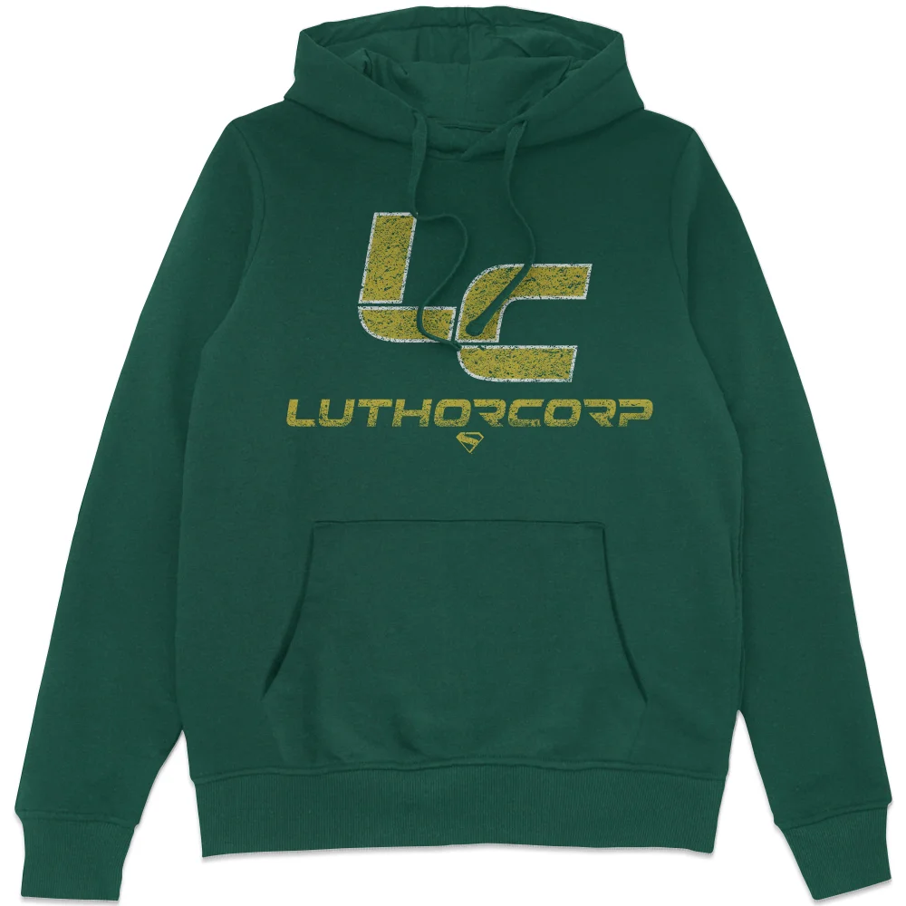 DC Comics Superman Luthercorp Hoodie - Green - S Afbeelding 1