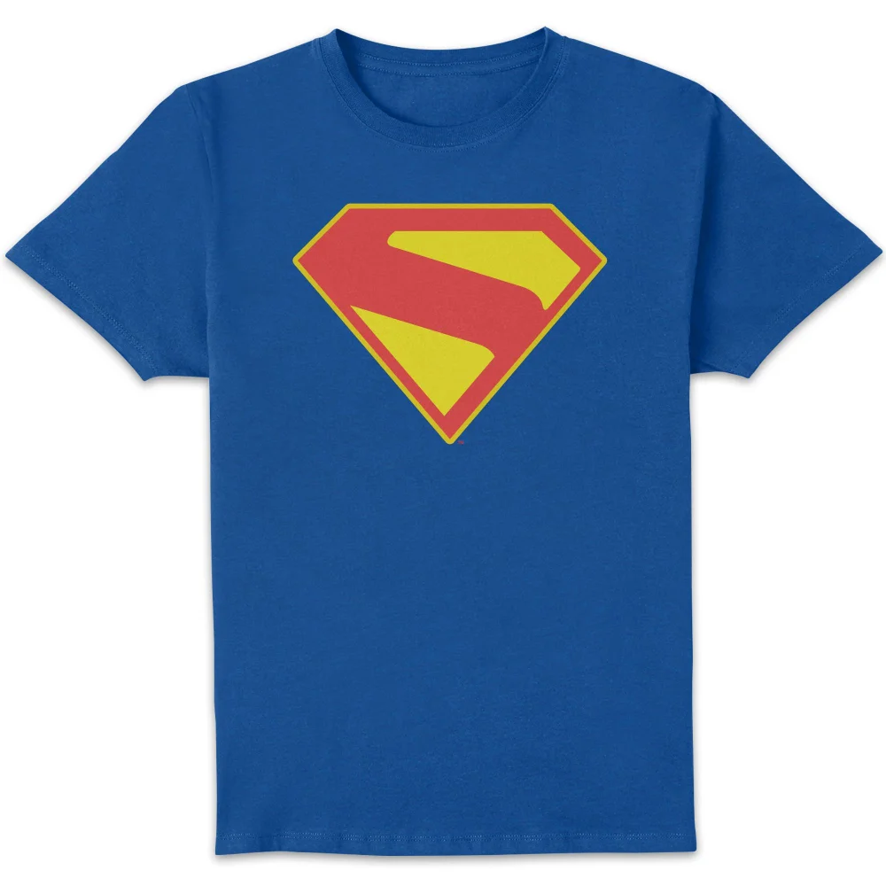 DC Comics Superman Logo Unisex T-Shirt - Blue - S Afbeelding 1