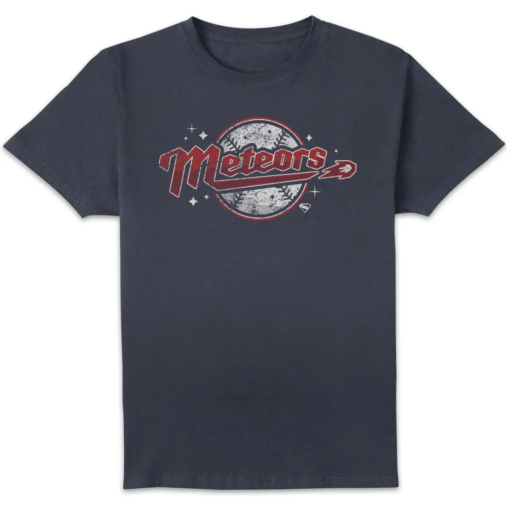 DC Comics Superman Metropolis Meteors Distressed Unisex T-Shirt - Navy - S Afbeelding 1