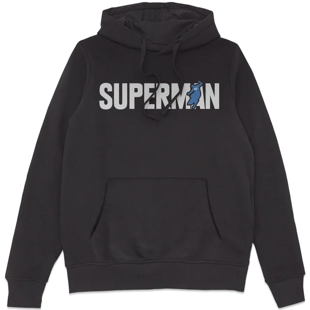 DC Comics Superman Hoodie Man Of Steel Hoodie - Black