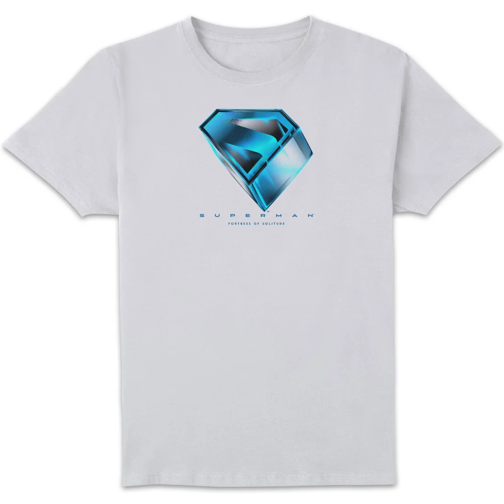 DC Comics Superman Retro Superman Logo Unisex T-Shirt - White - S Afbeelding 1
