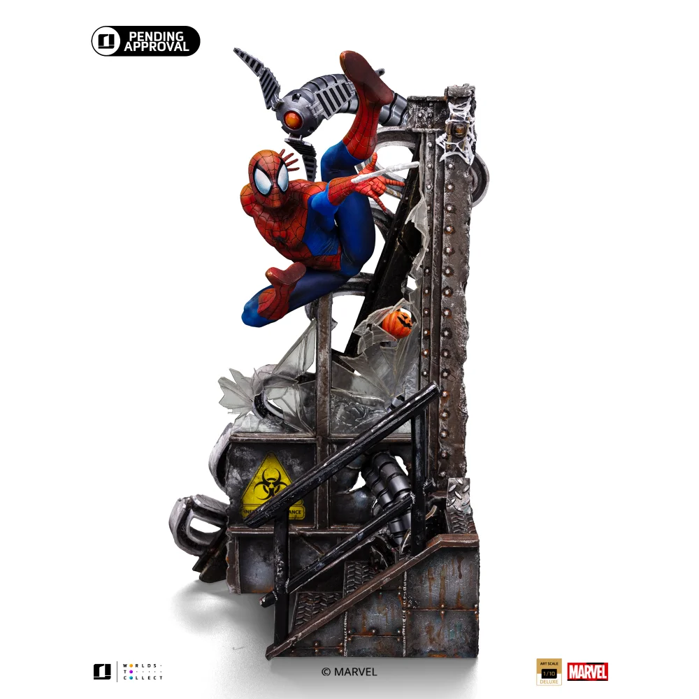 Iron Studios Marvel Comic Spider-Man (10Th Anniversary) Art Scale 1/10 Statue Afbeelding 1