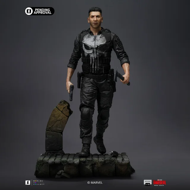 Iron Studios Daredevil: Born Again Punisher Art Scale 1/10 Statue