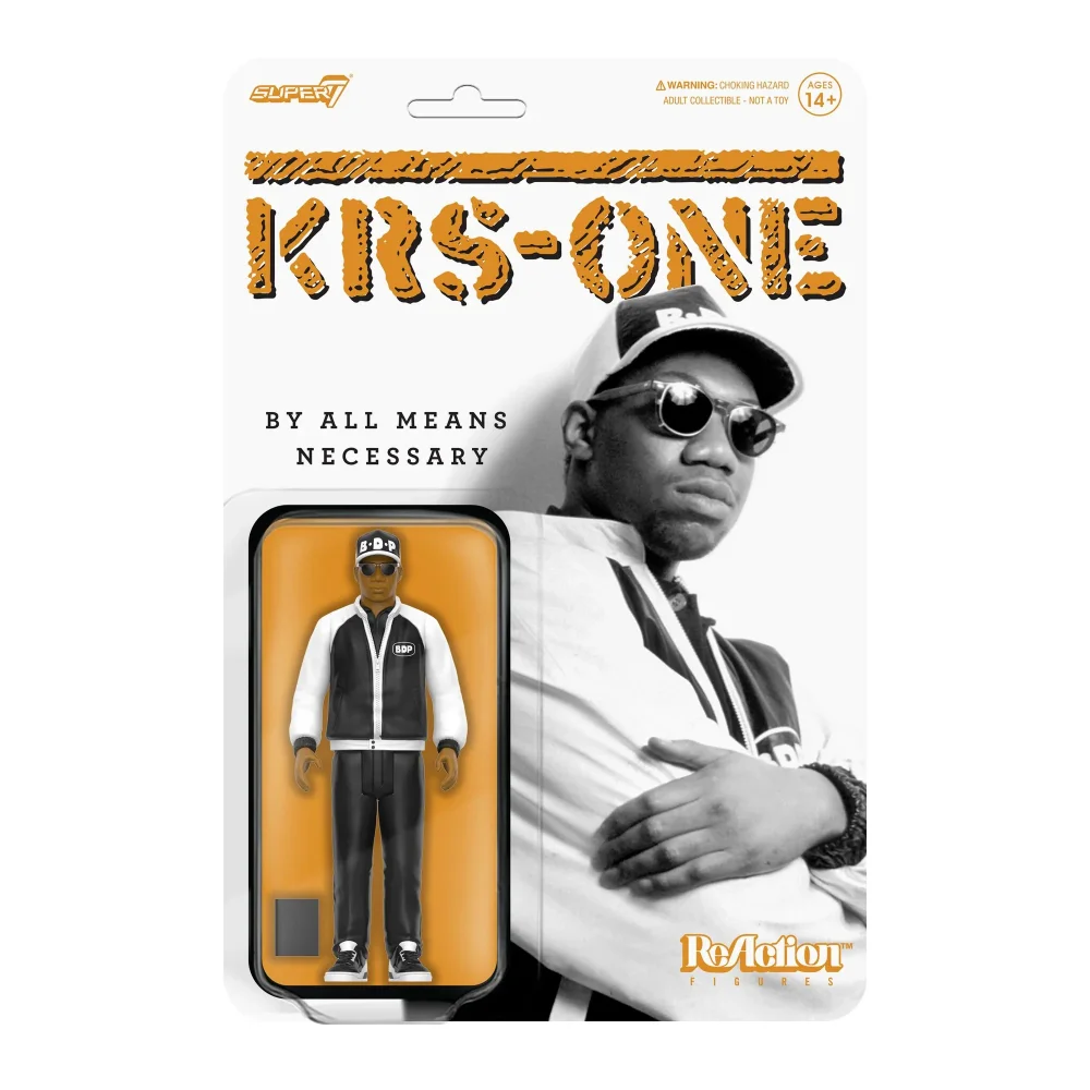 Super7 KRS-ONE Reaction Figures Wave 01 - KRS-ONE (By All Means Necessary BDP) Afbeelding 1