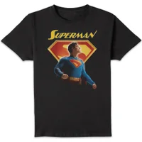 DC Comics Superman Man Of Steel Unisex T-Shirt - Black - undefined undefined