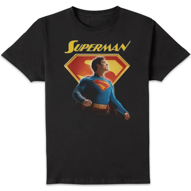 DC Comics Superman Man Of Steel Unisex T-Shirt - Black