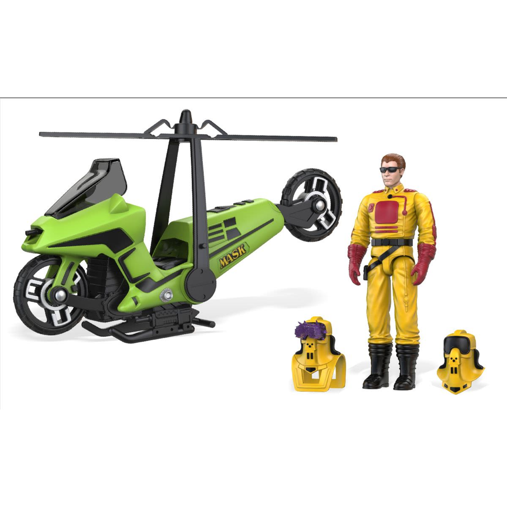 Mask Condor 5inch Vehicle with Chopper 1/24 Scale Figure Set Afbeelding 1