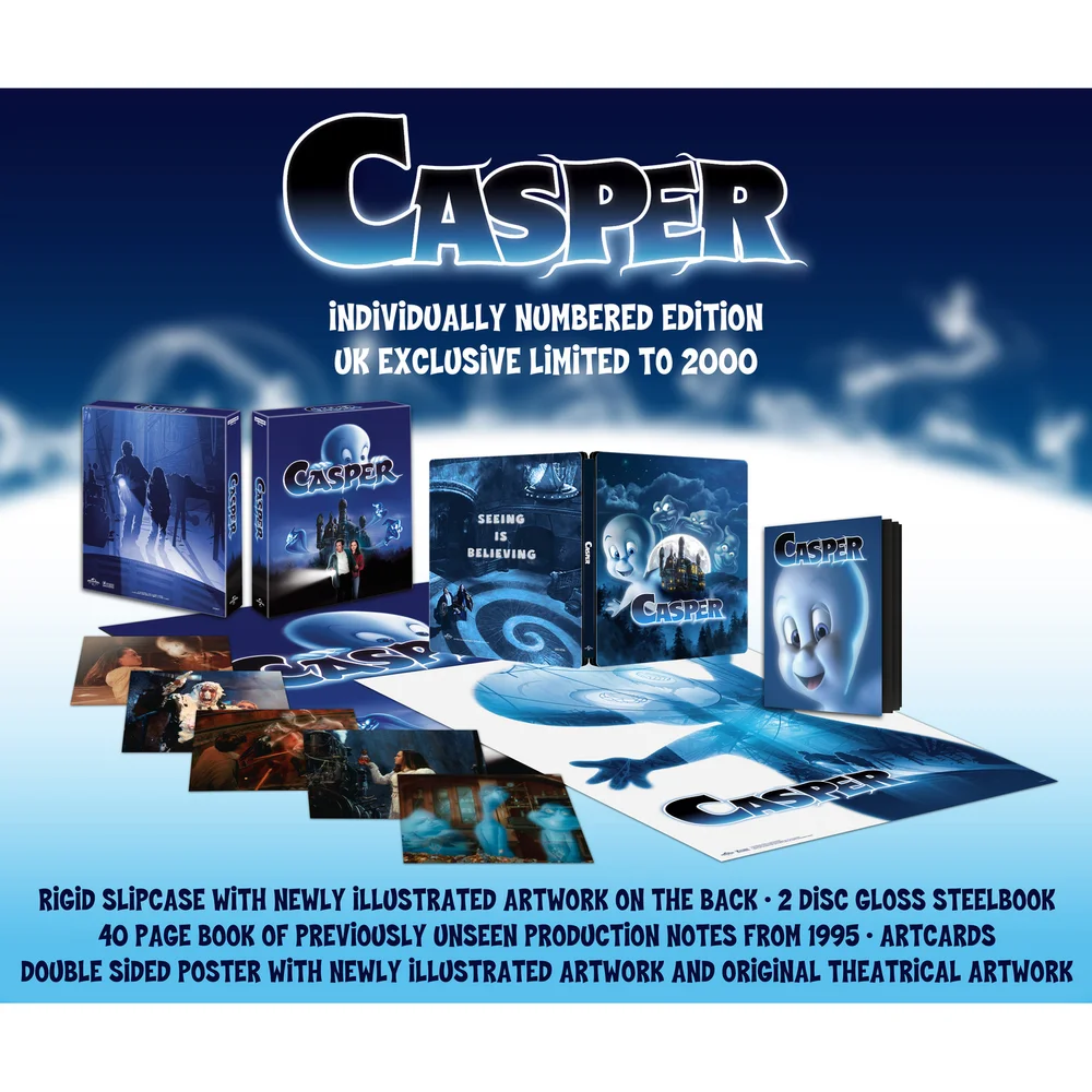 Casper 30th Anniversary Collectors Edition 4K Ultra HD SteelBook Afbeelding 1