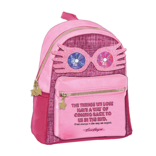 Harry Potter Luna Lovegood Faux Leather Casual Fashion Backpack