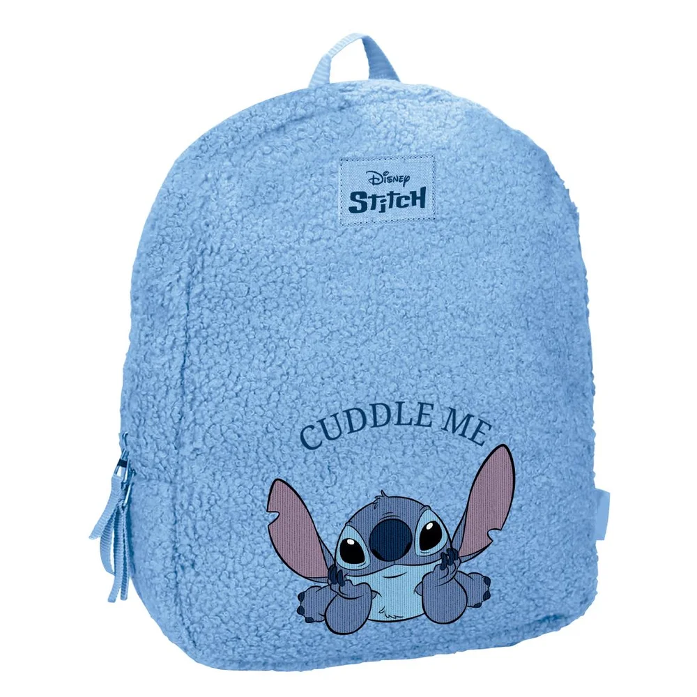 Disney Stitch Fleece Casual Fashion Backpack Afbeelding 1