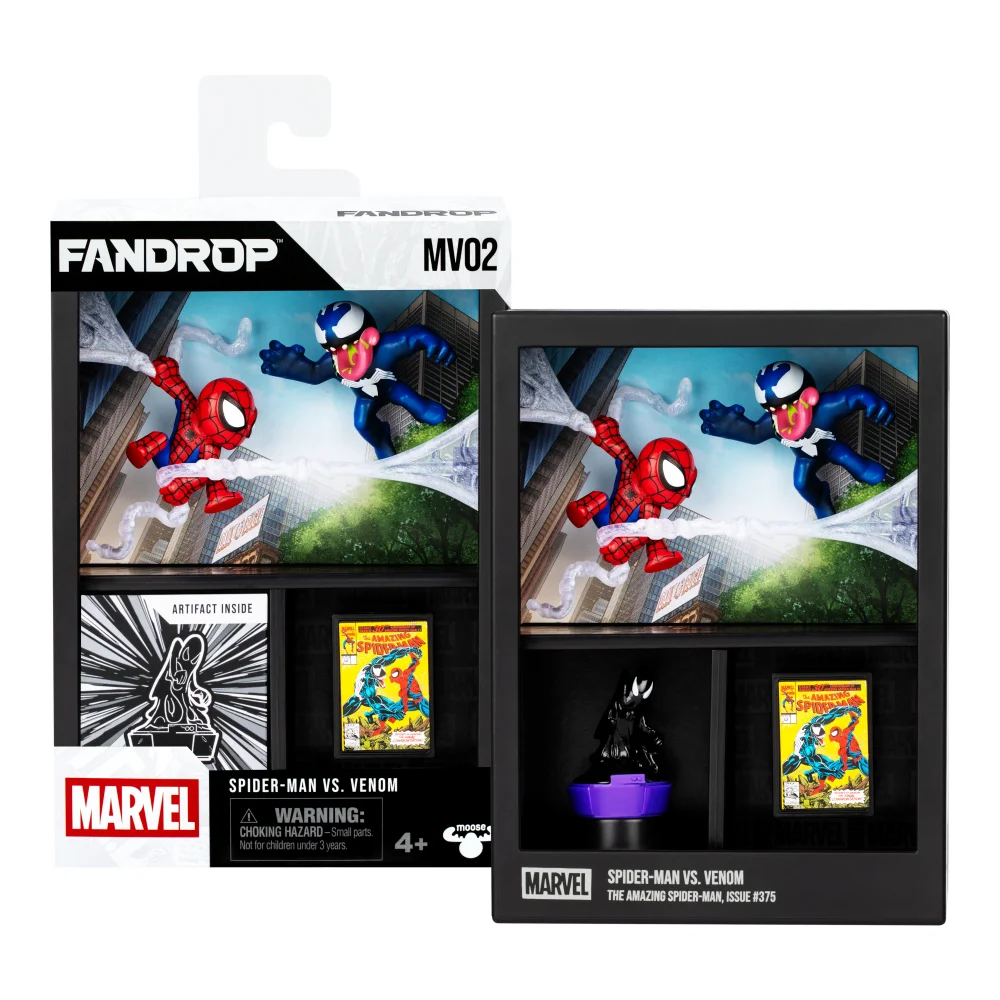 Fandrop Marvel Wave 1 Figure 2 Pack Spider-Man Vs Venom Afbeelding 1