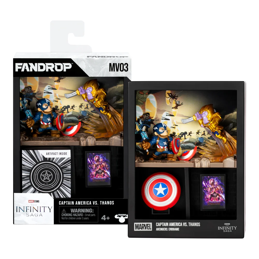 Fandrop Marvel Wave 1 Figure 2 Pack Captain America Vs Thanos Afbeelding 1