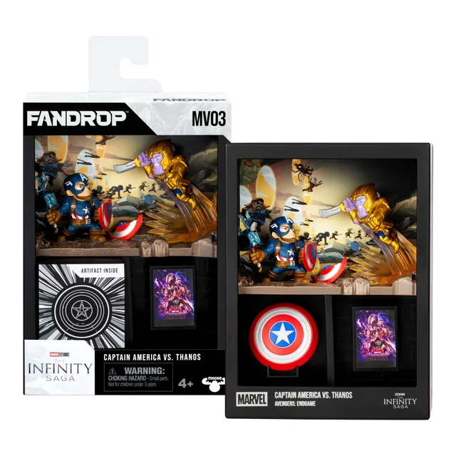 Fandrop Marvel Wave 1 Figure 2 Pack Captain America Vs Thanos