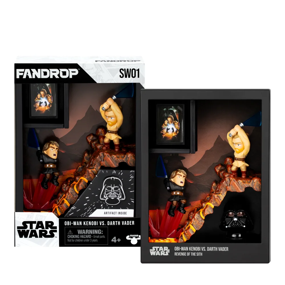 Fandrop Star Wars Wave 1 Figure 2 Pack Obi-Wan Kenobi Vs Darth Vader Afbeelding 1