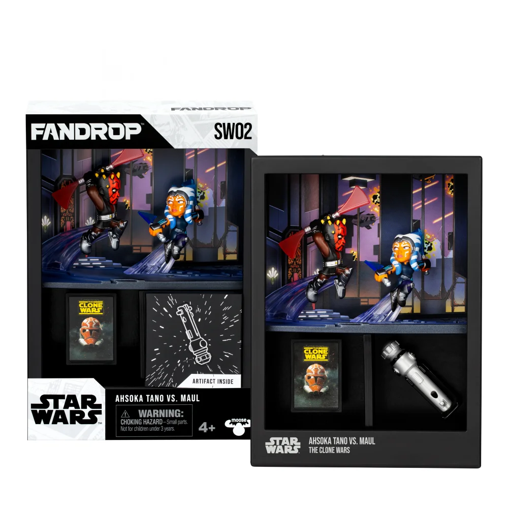 Fandrop Star Wars Wave 1 Figure 2 Pack Ahsoka Tano Vs Maul Afbeelding 1